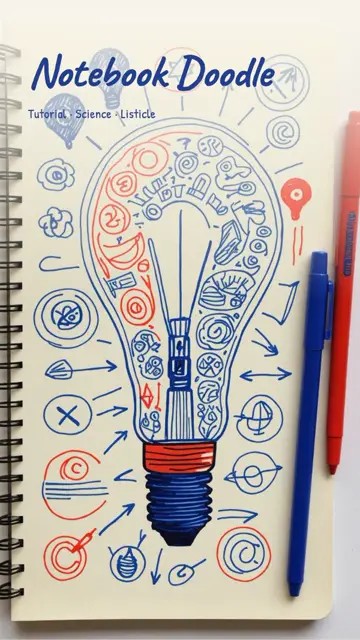 Notebook Doodle: Hand-drawn and friendly. For tutorials, science and lifestyle.